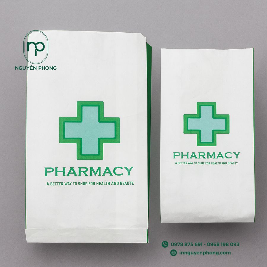 In túi giấy bệnh viện,phòng khám
